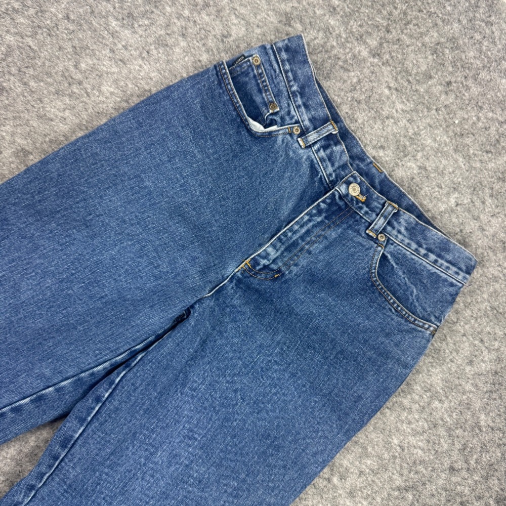 Lauren Ralph Lauren Jeans Co Blue High Rise Straight Leg Denim Jeans 10P 1003